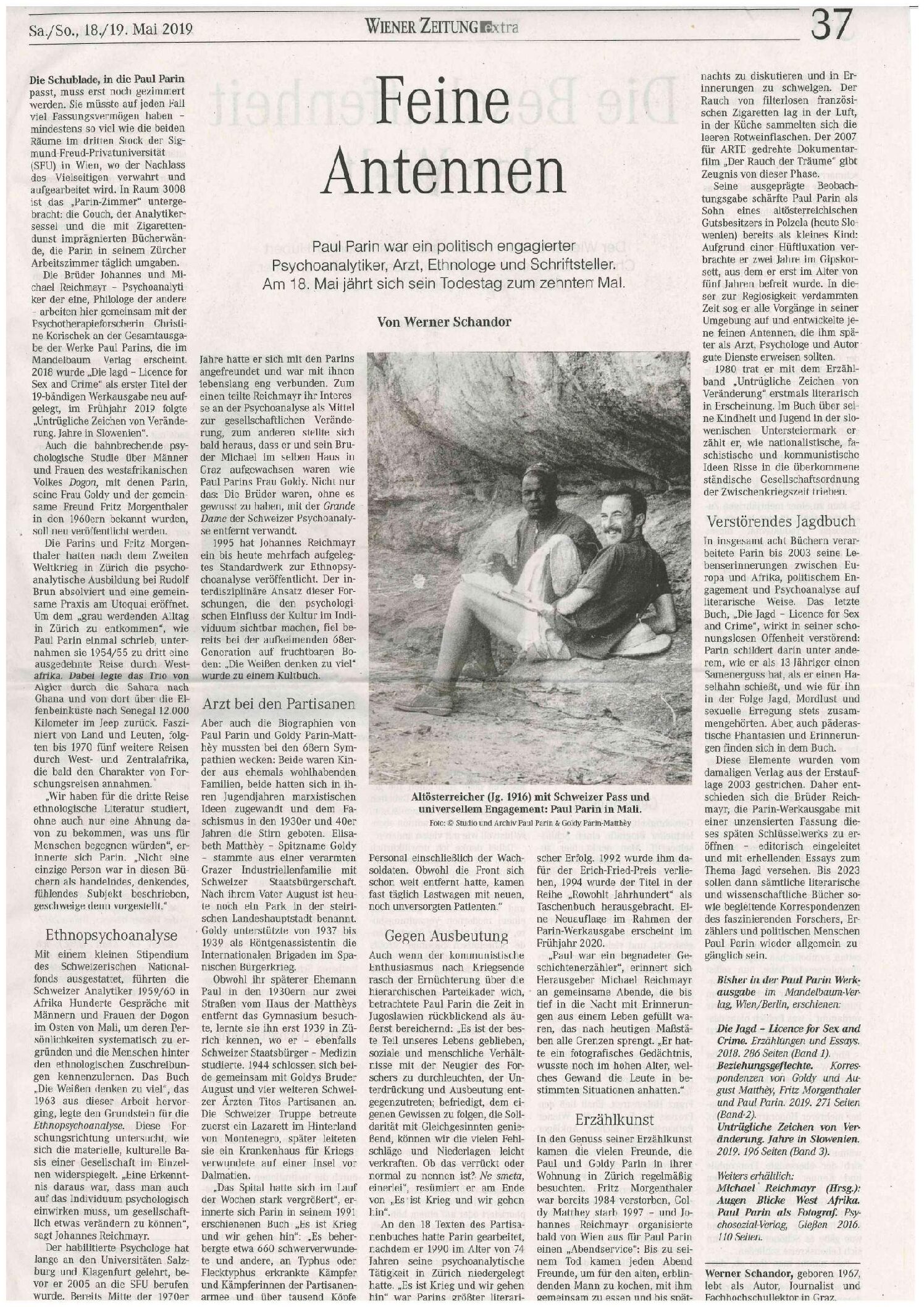 Buchpräsentation Goldy Parin-Matthèy